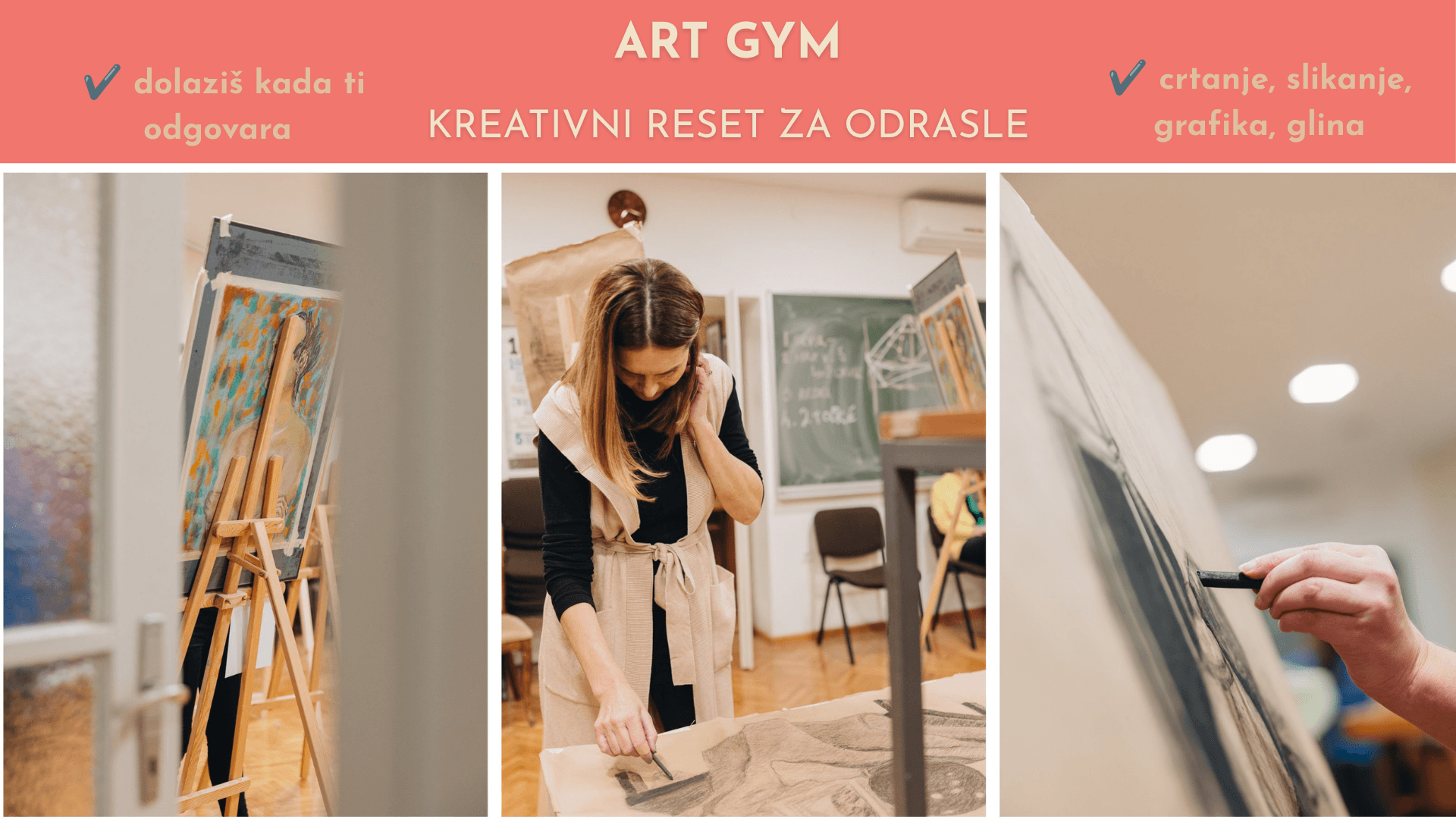 ART GYM - umjetnička teretana za odrasle